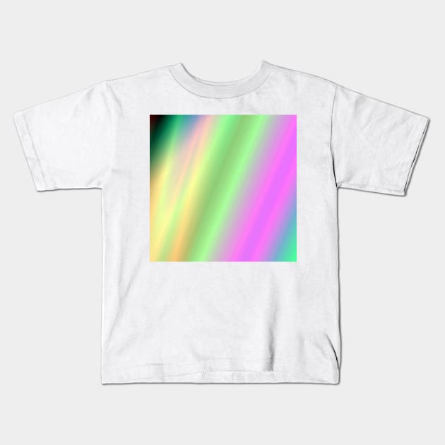 colorful abstract rainbow pattern background Kids T-Shirt by Artistic_st